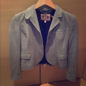 Juicy Couture Grey Felt blazer